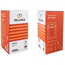 Термос для еды Relaxika 1000, в чехле, стальной / Миниатюра WWW (1000)