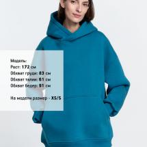 Худи Kulonga Oversize, бирюзовое / Миниатюра WWW (1000)