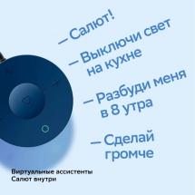 Умная колонка SberBoom Mini, синяя / Миниатюра WWW (1000)