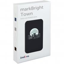 Аккумулятор с подсветкой markBright Town, 5000 мАч, черный / Миниатюра WWW (1000)