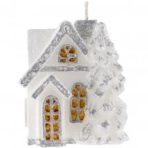 Свеча Christmas Twinkle, домик / Миниатюра WWW (1000)