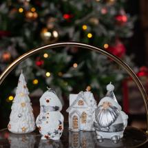 Свеча Christmas Twinkle, домик / Миниатюра WWW (1000)