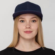 Бейсболка Snapback с прямым козырьком, темно-синяя / Миниатюра WWW (1000)