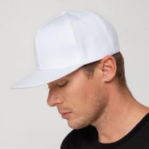 Бейсболка Snapback с прямым козырьком, белая / Миниатюра WWW (1000)