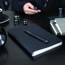 Ручка шариковая Kugel Gunmetal, белая / Миниатюра имиджевого (1000)