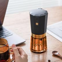 Портативная кофемолка Electric Coffee Grinder, черная с оранжевым / Миниатюра WWW (1000)