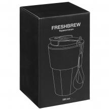 Термостакан Freshbrew, черный / Миниатюра (упак) (1000)