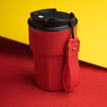 Термостакан Freshbrew, красный / Миниатюра имиджевого (1000)