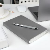 Ручка шариковая Eyeshot Soft Touch, серая / Миниатюра имиджевого (1000)