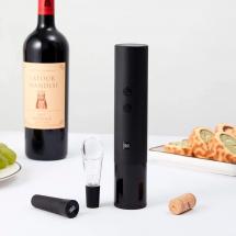 Винный набор HuoHou Electric Wine Bottle Opener 4 in 1, черный / Миниатюра WWW (1000)