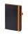 Ежедневник Ton недатированный, черный с оранжевым