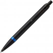 Ручка шариковая Parker IM Professionals Marine Blue BT, черная с синим