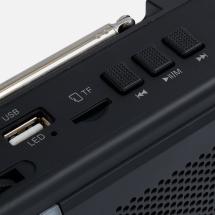 Bluetooth-колонка с радио Comradio, черная / Миниатюра WWW (1000)
