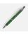 Ручка шариковая Chromos Soft Touch, зеленая