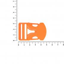 Застежка-пряжка одностороняя Triden, оранжевый неон / Миниатюра WWW (1000)