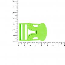 Застежка-пряжка одностороняя Triden, зеленый неон / Миниатюра WWW (1000)