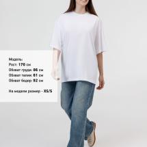 Футболка из бифлекса Morfiss, белая / Миниатюра модельного (1000)
