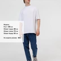 Футболка из бифлекса Morfiss, белая / Миниатюра модельного (1000)