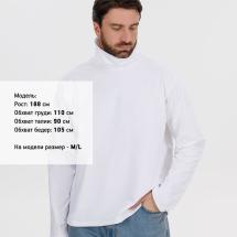 Лонгслив Morfiss, белый / Миниатюра модельного (1000)