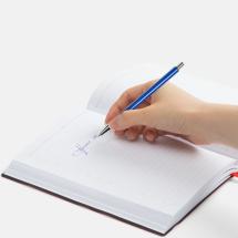 Ручка шариковая Slim Beam, ярко-синяя / Миниатюра WWW (1000)