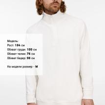 Толстовка унисекс S3, молочно-белая / Миниатюра модельного (1000)