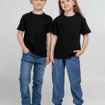 Футболка детская Regent Kids 150, черная / Миниатюра WWW (1000)