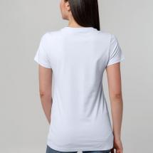 Футболка женская T-bolka Stretch Lady, белая (холодный оттенок) / Миниатюра WWW (1000)