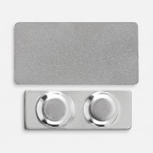 Значок Magnet Matto, серебристый глянцевый / Миниатюра WWW (1000)
