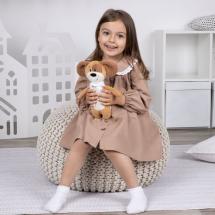 Мягкая игрушка Beastie Toys, собачка с белым шарфом / Миниатюра WWW (1000)