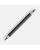 Ручка шариковая и вечный карандаш Diptych, черная