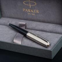 Ручка шариковая Parker 51 Black CT, черная / Миниатюра WWW (1000)