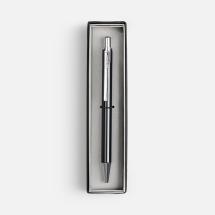 Ручка шариковая Arvent Glossy в футляре, черная / Миниатюра WWW (1000)