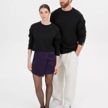 Лонгслив унисекс Siluetti Fuori, черный / Миниатюра WWW (1000)