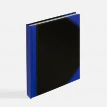 Блокнот Accenti, черный с синим / Миниатюра WWW (1000)