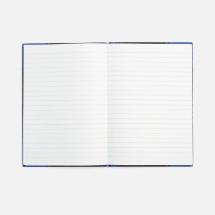 Блокнот Accenti, черный с синим / Миниатюра WWW (1000)