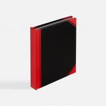 Блокнот Accenti Mini, черный с красным / Миниатюра WWW (1000)