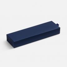 Ручка шариковая Broad Ring Soft Touch в футляре, синяя / Миниатюра WWW (1000)
