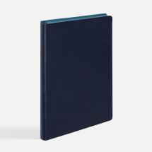 Ежедневник Doppio, недатированный, синий с голубым / Миниатюра WWW (1000)