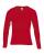 Футболка женская с длинным рукавом Majestic 150, красная