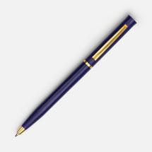 Ручка шариковая Euro Gold, синяя / Миниатюра WWW (1000)