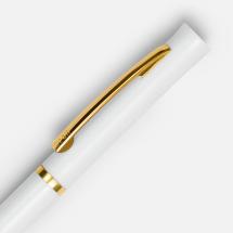 Ручка шариковая Euro Gold, белая / Миниатюра WWW (1000)