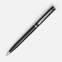 Ручка шариковая Euro Chrome, черная / Миниатюра WWW (1000)