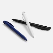 Ручка шариковая Clear Solid, черная / Миниатюра WWW (1000)
