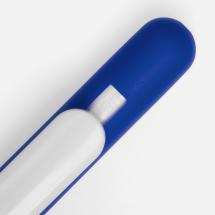 Ручка шариковая Swiper Soft Touch, синяя с белым / Миниатюра WWW (1000)
