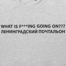 Футболка «Ленинградский почтальон», серый меланж / Миниатюра WWW (1000)