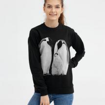 Свитшот Like a Penguin, черный