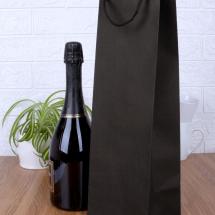 Пакет под бутылку Vindemia, черный / Миниатюра WWW (1000)