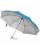 Зонт складной Silverlake, голубой с серебристым