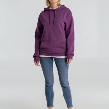 Толстовка с капюшоном унисекс Hoodie, фиолетовый меланж / Миниатюра WWW (1000)