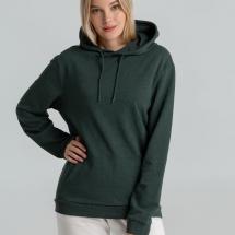 Толстовка с капюшоном унисекс Hoodie, темно-зеленый меланж / Миниатюра WWW (1000)